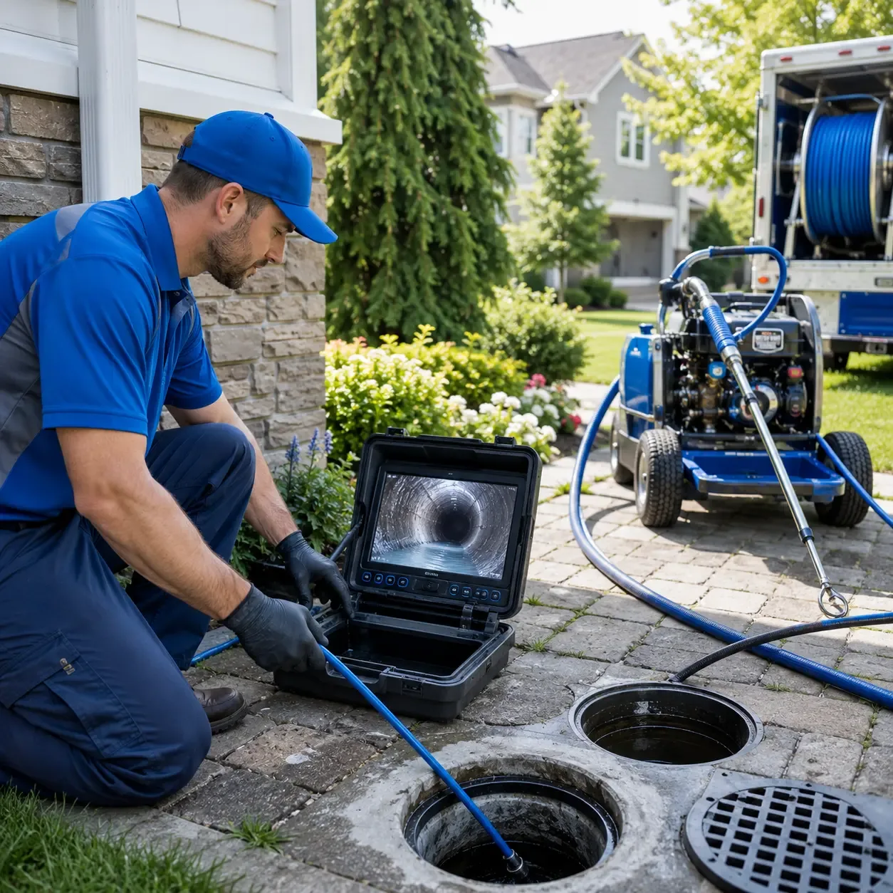 Outdoor drain cleaning professionals serving Huntington, VT